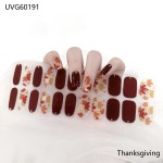 Factory Supplier New Gel Nail Stickers Self Adhesive Semi Cured Gel Nail Polish Strips Gel Nail Sticker