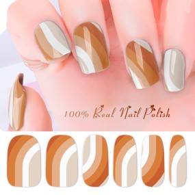 AMP/Olivia  Hot Selling Full Coverage Self-adhesive Nail Polish Sticker