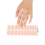 Long Lasting Salon Quality Solid Color Semi Cured UV Polish Gel Nail Wraps Fully  Cured Nail Wrap