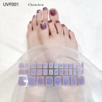Beauty Sticker Gel Nail Strips Cheap Price Gel Nail With the Uv Semi Cured Gel Toe Wraps