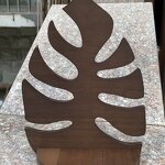 Laser-cut Wall Decor Manufacturer - Hollow Monstera Leaf Sculpture