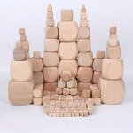DIY Game Dice Supplier - Blank Wooden Cube for Party Supplies