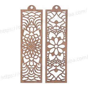 Wooden Bookmark Manufacturer - Laser Cut Ornate Pattern for Gifts