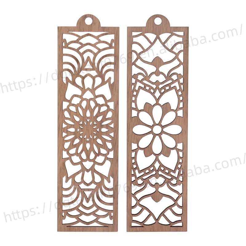 Wooden Bookmark Manufacturer - Laser Cut Ornate Pattern for Gifts