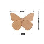 Wooden Butterfly Cutouts Supplier - DIY for Wedding Party Decorations