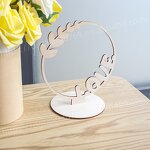 Desktop Stand Supplier - Circular Shape Plywood Valentines Decoration