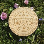 Divination Pendulum Board Manufacturer - Dowsing Board for Wiccan Altar