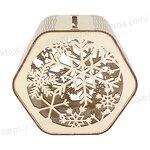 Christmas Storage Box Factory - Hexagonal Plywood Box for Gift