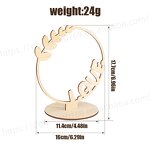 Desktop Stand Supplier - Circular Shape Plywood Valentines Decoration