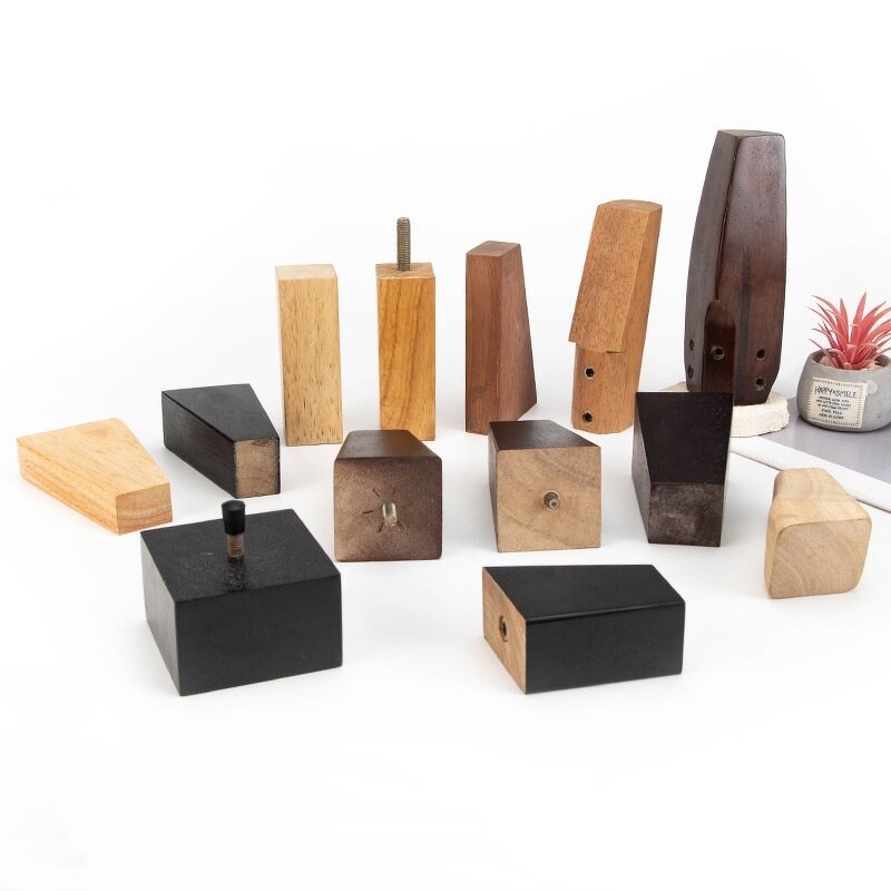 Sofa Square Feet Supplier - Wooden Feet for Furniture Decorative Ornament