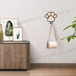 Plywood Wall Hook Supplier - Paw Shaped for Home Decoration