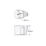 Power Steering Cylinder Manufacturer - D128454 for Case Backhoe
