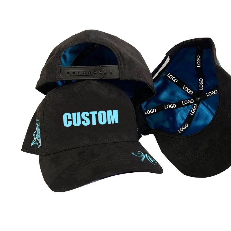 Snapback Cap Supplier - Wholesale 5 Panel Suede Custom Brand