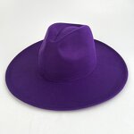 Fedora Hat Supplier - Vintage Solid Color Custom Brand Label Felt