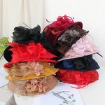 Church Hat Supplier - Wholesale Custom Private Tags Label Women Elegant