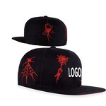 Snapback Baseball Hat Supplier - Fast Customization 6 Panel Flat Brim