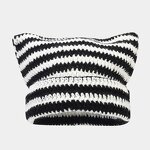 Knitted Beanie Supplier - Wholesale Jacquard Custom Label Cat Ear