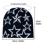 Knitted Beanie Supplier - Wholesale Custom Tags Cuffless Jacquard Embroidery