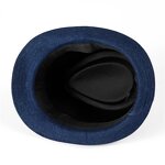 Jazz Hat Supplier - Wholesale Solid Color Custom Men Private Woven Label