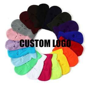 Ski Balaclava Factory - Wholesale Embroidery Custom Label Wool 3 Hole