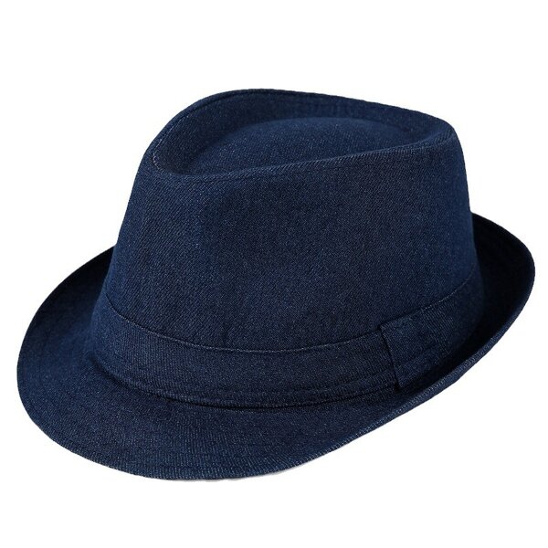 Jazz Hat Supplier - Wholesale Solid Color Custom Men Private Woven Label