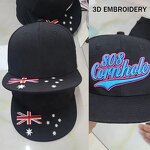 Snapback Hat Supplier - MOQ 20 Flat Brim 3D Puff Embroidery