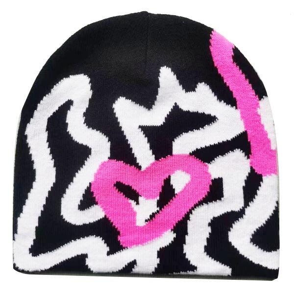 Beanie Supplier - Low MOQ Custom Y2K Jacquard Embroidery Cuffless