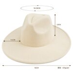 Fedora Hat Supplier - Vintage Solid Color Custom Brand Label Felt
