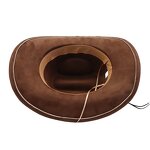 Fedora Cowboy Hat Supplier - Custom Brand Woven Label Vintage Wide Brim