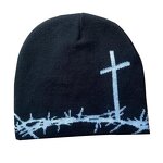 Beanie Supplier - Low MOQ OEM Designer Skull Cuff Jacquard
