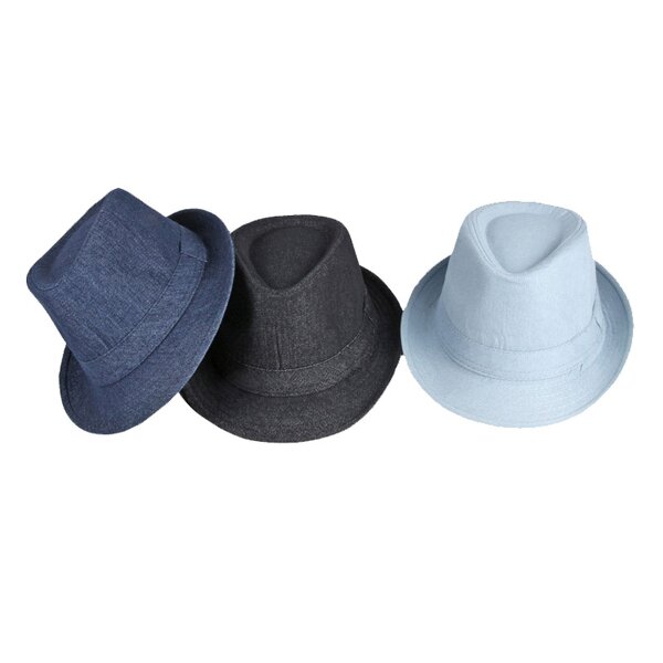 Denim Fedora Hat Factory - Wholesale Customizable Rolled Brim Vintage