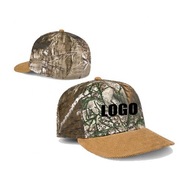 Camouflage Cap Factory - Sublimation Embroidery Corduroy Flat Brim