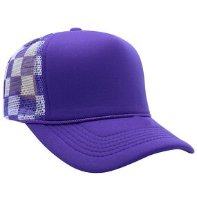 Checkered Trucker Hat Factory - Premium Blank Print Patch Sublimation