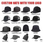 Checkered Trucker Hat Factory - Premium Blank Print Patch Sublimation