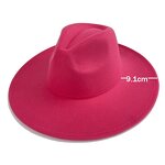 Fedora Hat Supplier - Vintage Solid Color Custom Brand Label Felt