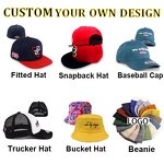 Snapback Hat Factory - OEM Embroidery 6 Panel Flat Brim Custom