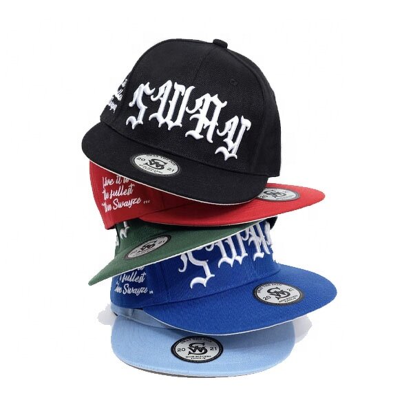 Snapback Hat Factory - OEM Embroidery 6 Panel Flat Brim Custom