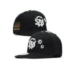 Baseball Hat Supplier - Full Custom 6 Panel Flat Brim Embroidery