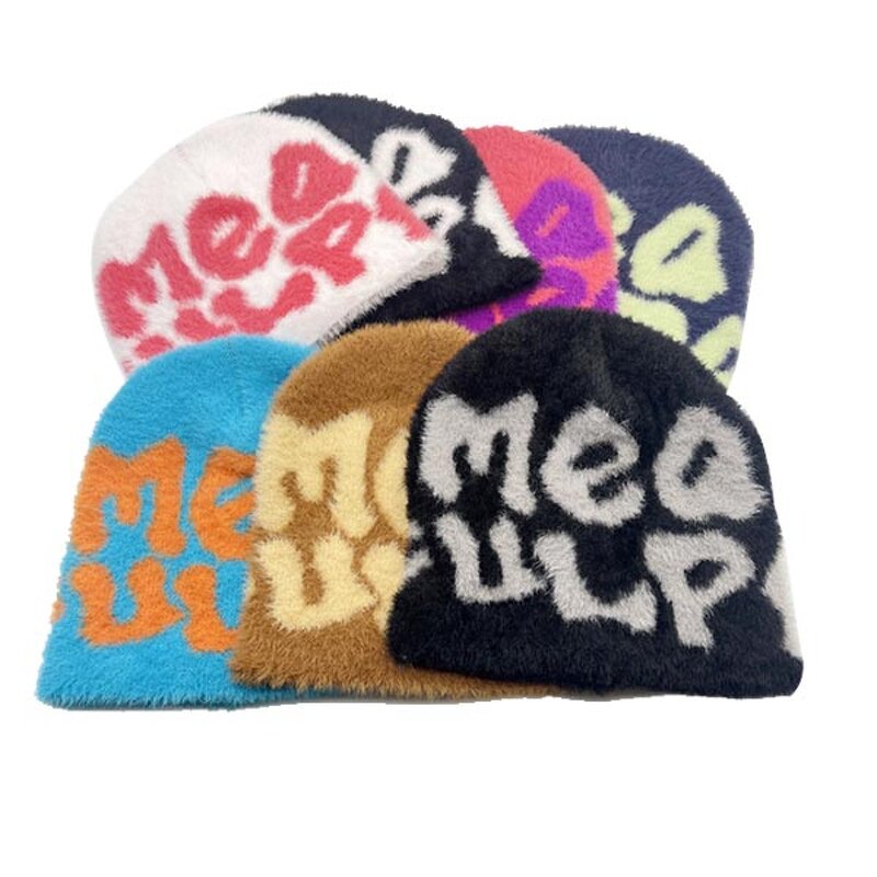 Skull Cap Beanie Factory - All Over Print Letter logo Custom Furry