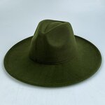 Fedora Hat Supplier - Vintage Solid Color Custom Brand Label Felt