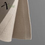 Women's Knit Set Factory - Polo Neck Sweater Skirt Set