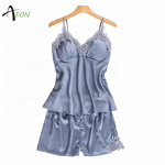 Satin Lace Cami Set Factory - Sexy Elegant Lingerie Set
