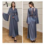 Silk Lace Robe Factory - Luxury Long Nightgown