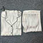 Striped Satin Pajamas Factory - Classic Jacquard Pajama Set