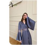 Silk Lace Robe Factory - Luxury Long Nightgown