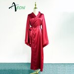 Custom Silk Wedding Robe Factory - Long Elegant Robe