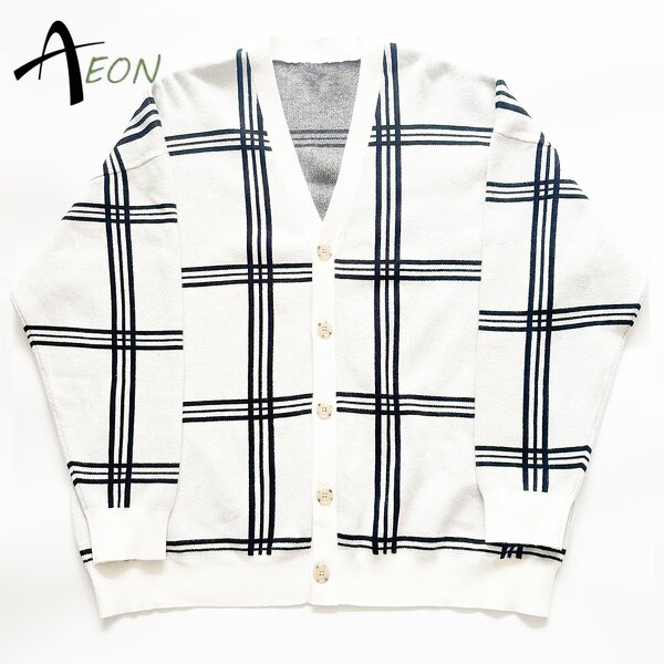 Check Knit Sweater Factory - Custom Vintage Cardigan