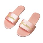 Bridesmaid Slippers Factory - Wedding Satin Slippers Supplier