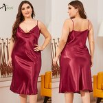 Plus Size Nightgown Factory - Oversize Slip Nightdress