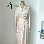 Custom Print Kimono Robe Factory - Long Silky Robe
